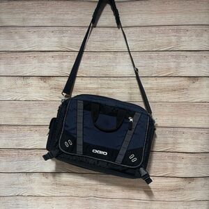 OGIO Laptop Messenger Bag Blue Travel Work Computer Bag
